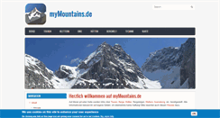 Desktop Screenshot of mymountains.de